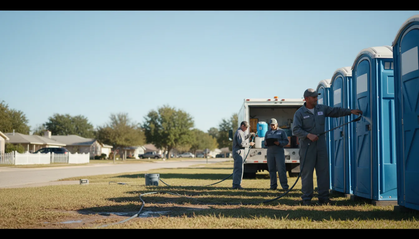 Long-Term Portable Toilet Rental in Commerce, OK near me